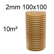 Kompozitní výztužná síť o prům. 2 mm oka 100x100 10m2