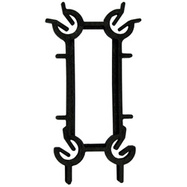 Třmeny drážkového sloupu 100x50x120 10 ks