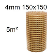 Kompozitní výztužná síť o prům. 4 mm, oka 150x150 mm šíř. 1m
