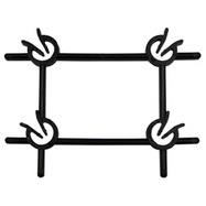 Třmeny pro sloup plný 125x100 10 ks
