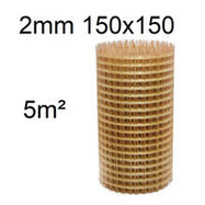 Kompozitní výztužná síť o prům. 2 mm, oka 150x150 mm šíř. 1m