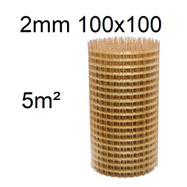 Kompozitní výztužná síť o prům. 2 mm, oka 100x100 mm šíř. 1m