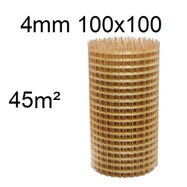 Kompozitní výztužná síť o prům. 4 mm oka 100x100 mm 45m2